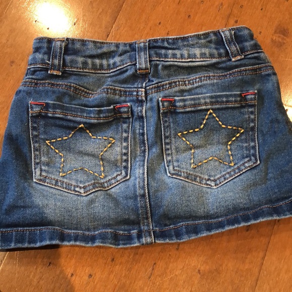 2 denim Mini Boden skirts 3-4yr - Picture 4 of 7